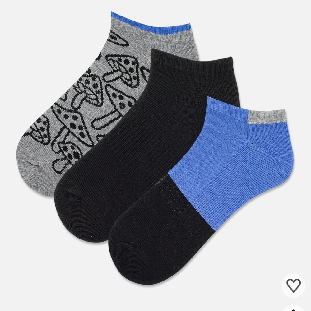 Hot Sox mens Fun Conversation Starter Low Cut Socks - 3 Pair Pack, NWT